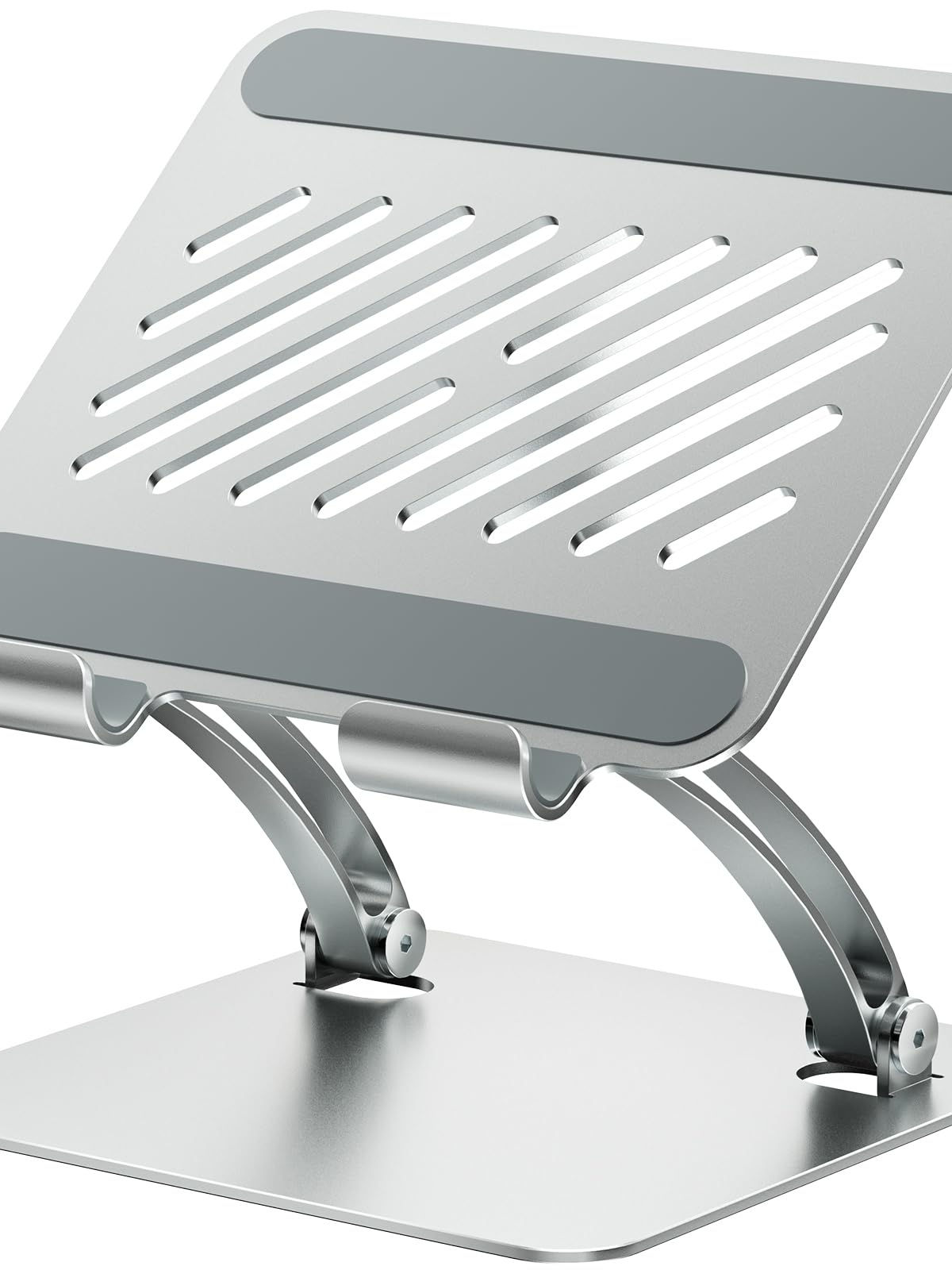 tounee Tablet Holder Stand, Adjustable Aluminum, Compatible with 4-15.9” Devices