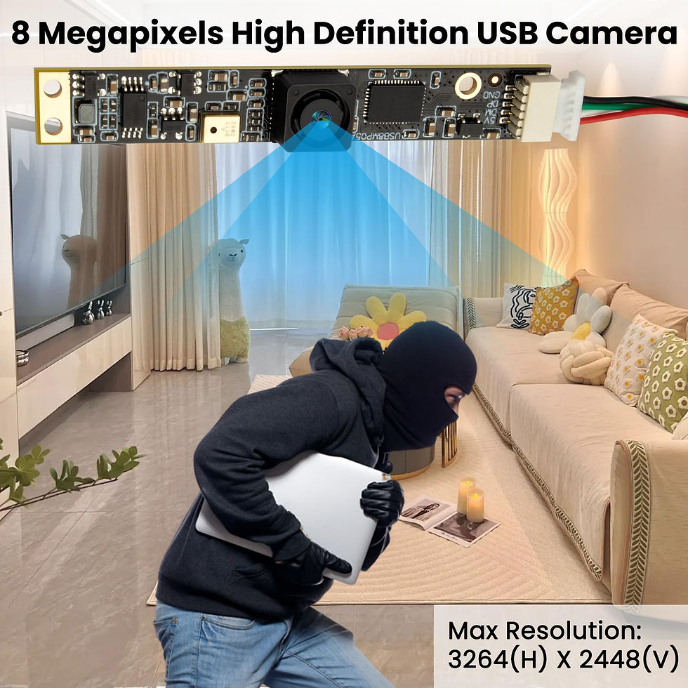Thumbnail: 30fps USB Camera, 8MP 3D Printer Camera, Lightburn with Microphone