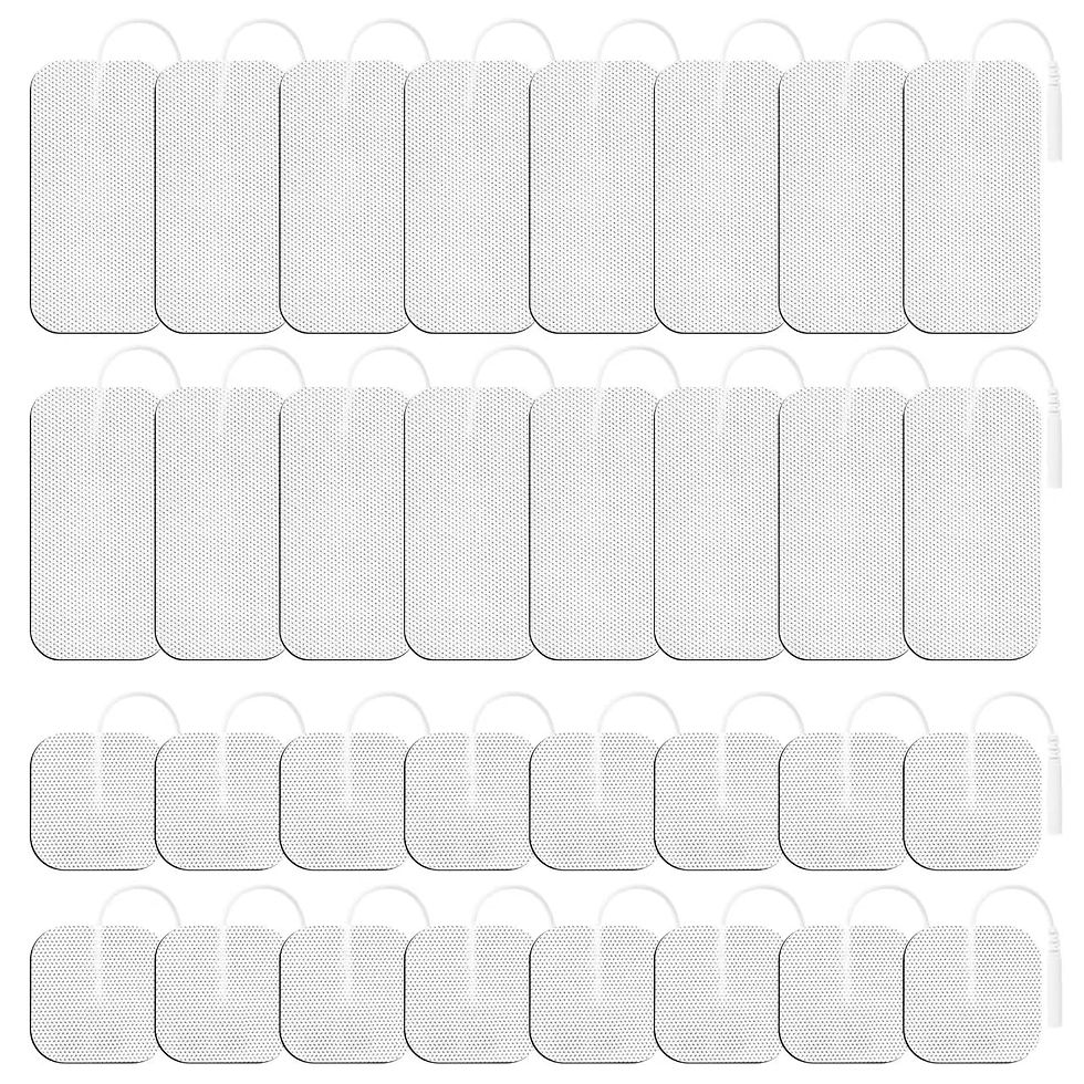 Thumbnail: TENS Unit Pads Reusable Latex-Free Electrode 32Pcs, 3rd Gen Pads with Self-Stick