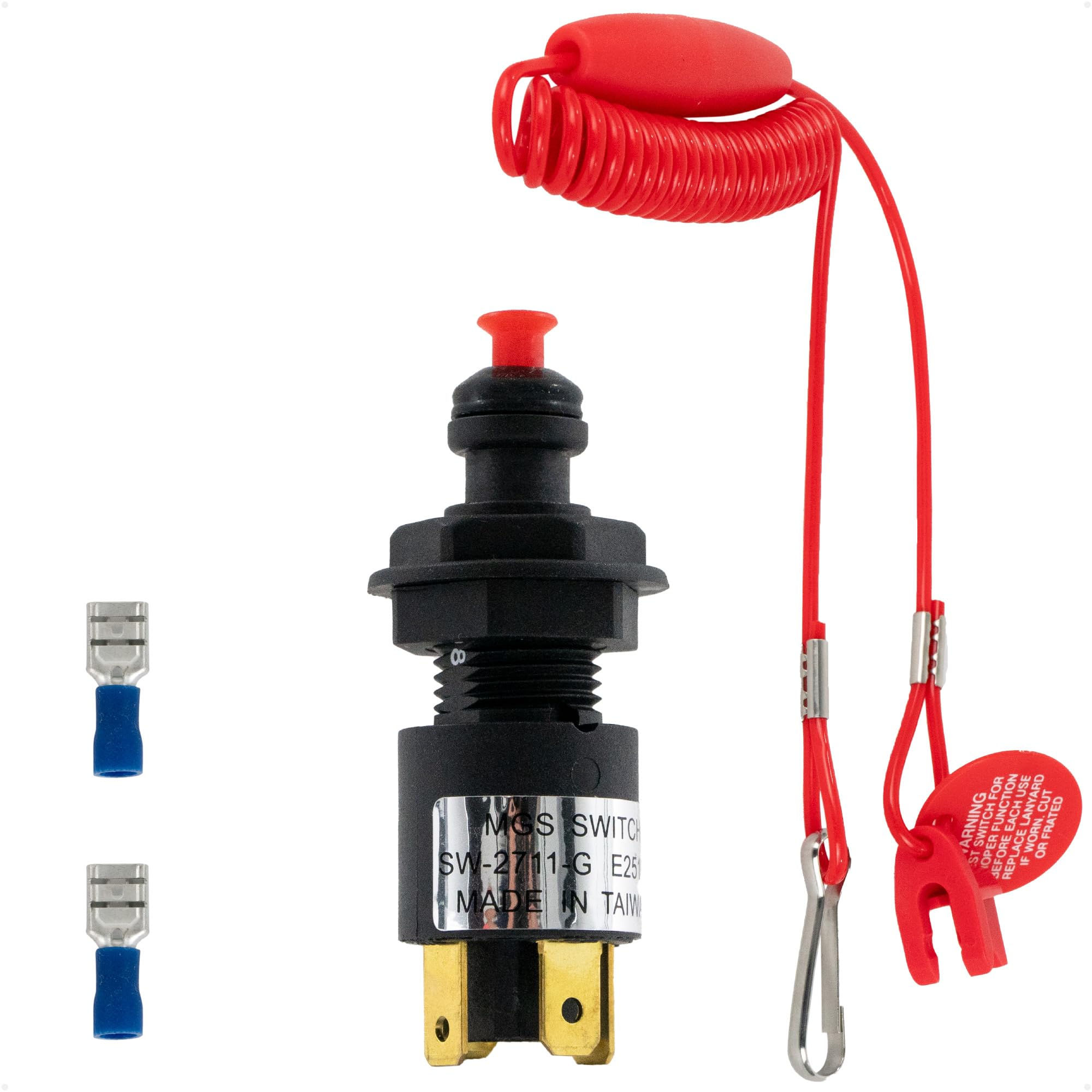 Five Oceans Universal Cut-Off Switch, Kill Switch Marine Emergency Engine Red