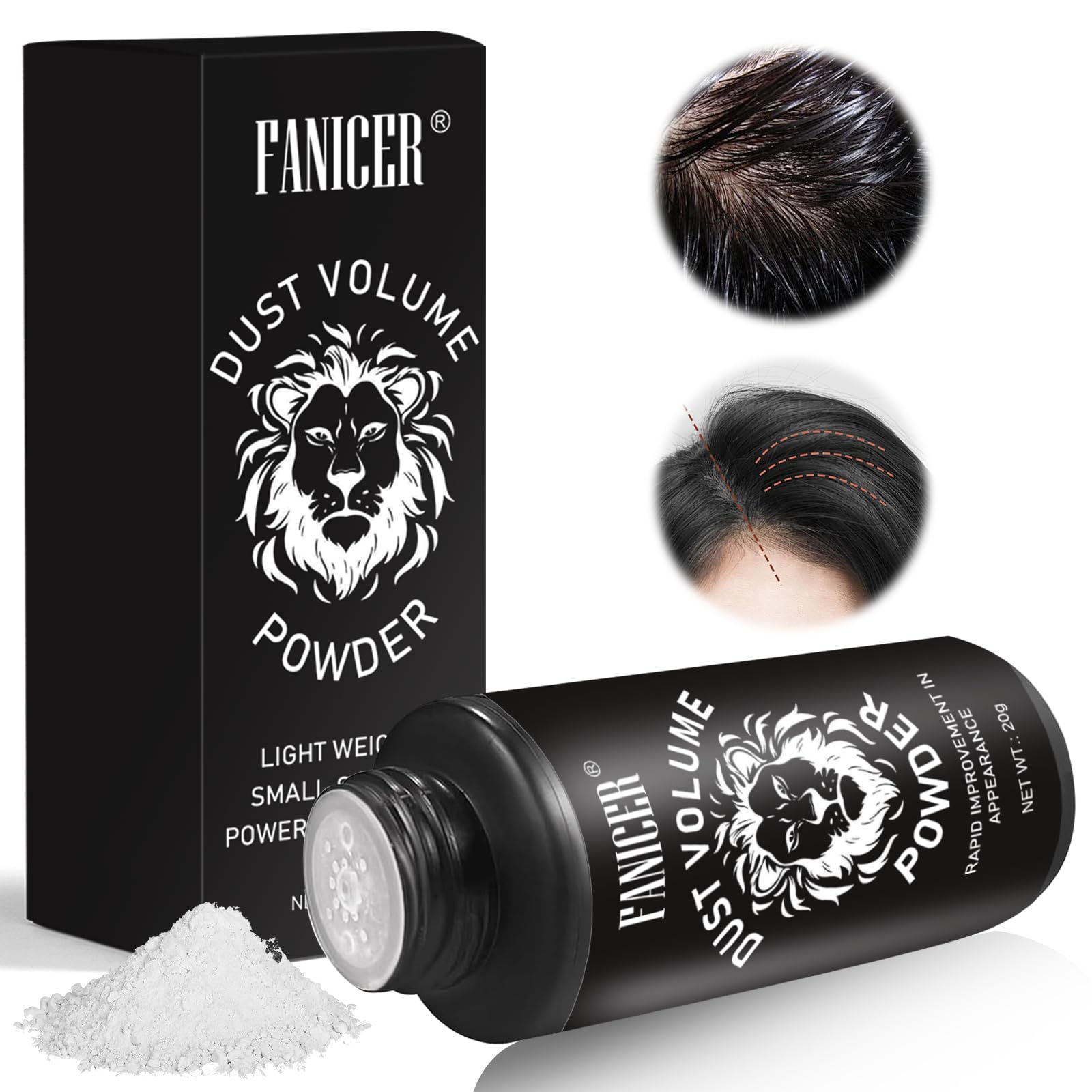 Hair Volumizing Powder, 20g, Adds Texture for All Hair Types