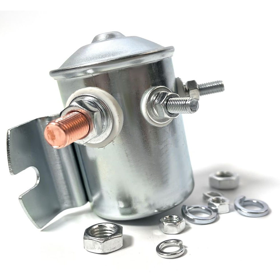 Thumbnail: 24059 Duty SPST Solenoid - Heavy 12V Continuous Insulated Starter Relay