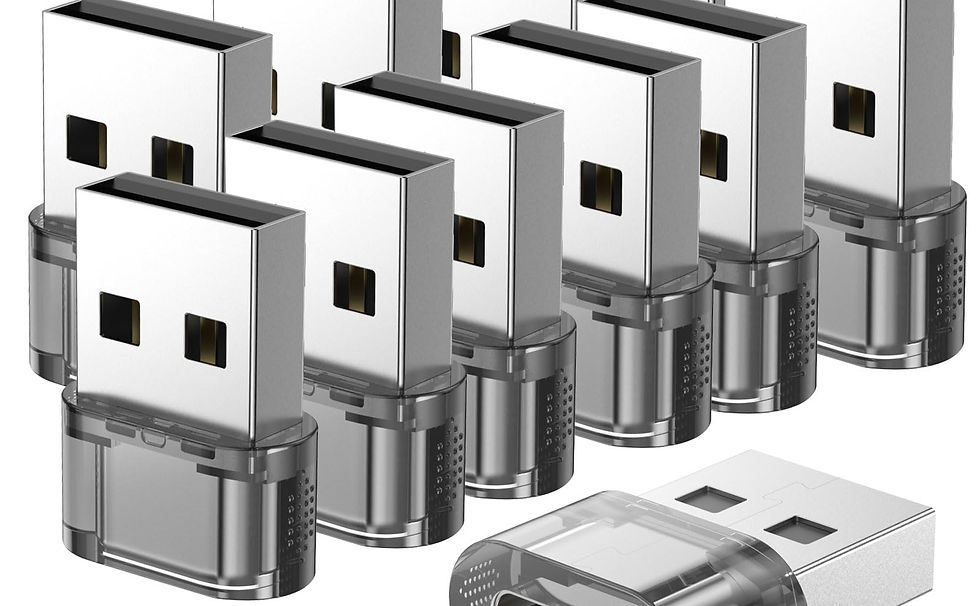 Thumbnail: USB C to USB Adapter [12-Pack], Type C Charger/Data Connector for iPhone, iPad