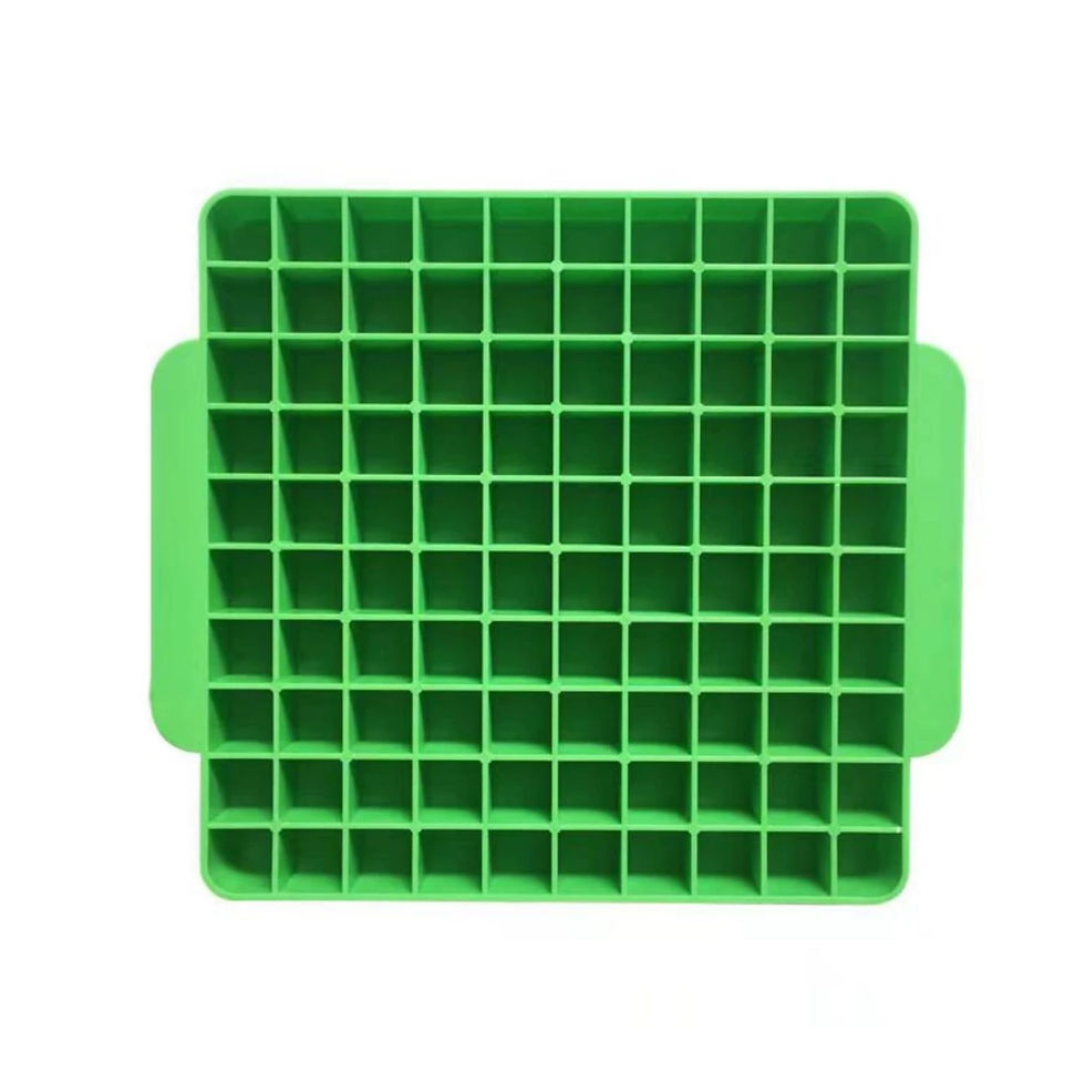 Thumbnail: 100 Slot AA Battery Storage Organizer, Green, for Drawer Organization