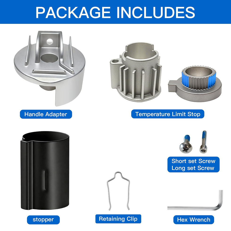 Thumbnail: Replacement for Adapter, Stop Tube and Kit Shower Handle Parts Bathtub Faucet