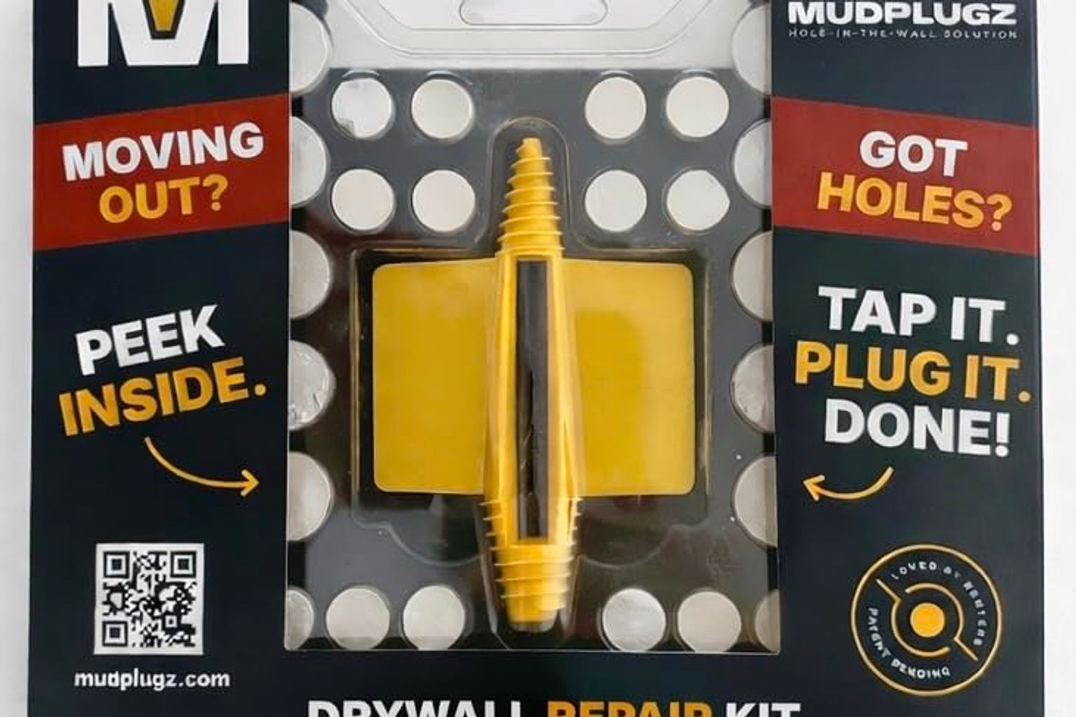 FIX Drywall Anchor Holes Fast - Hole Repair Kit No Spackle Professional Wall