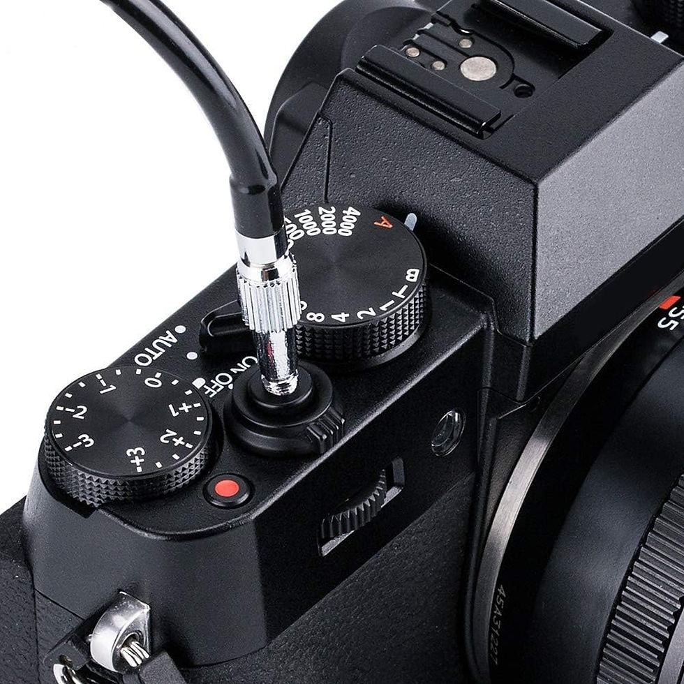 Thumbnail: JJC Shutter Release Cable Cord with for Mechanical Bulb-Lock Fujifilm Black