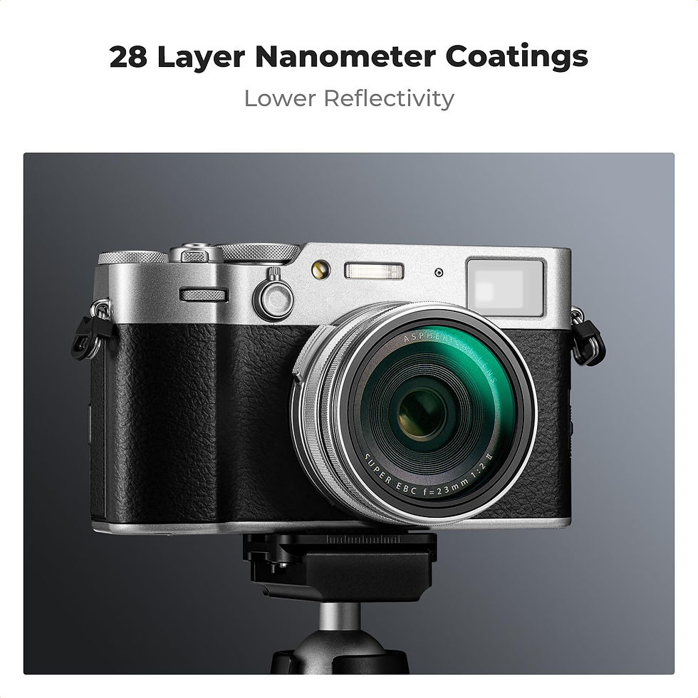 Thumbnail: K&F Concept Mist Diffusion Filter, 1/4 for Fujifilm X100 Series (Silver Frame)