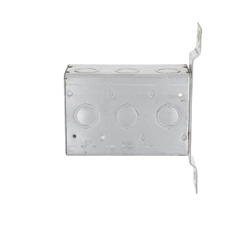 Thumbnail: RACO Deep Switch Box, Welded with Side 686 2-1/2-Inch 3-Gang Bracket and