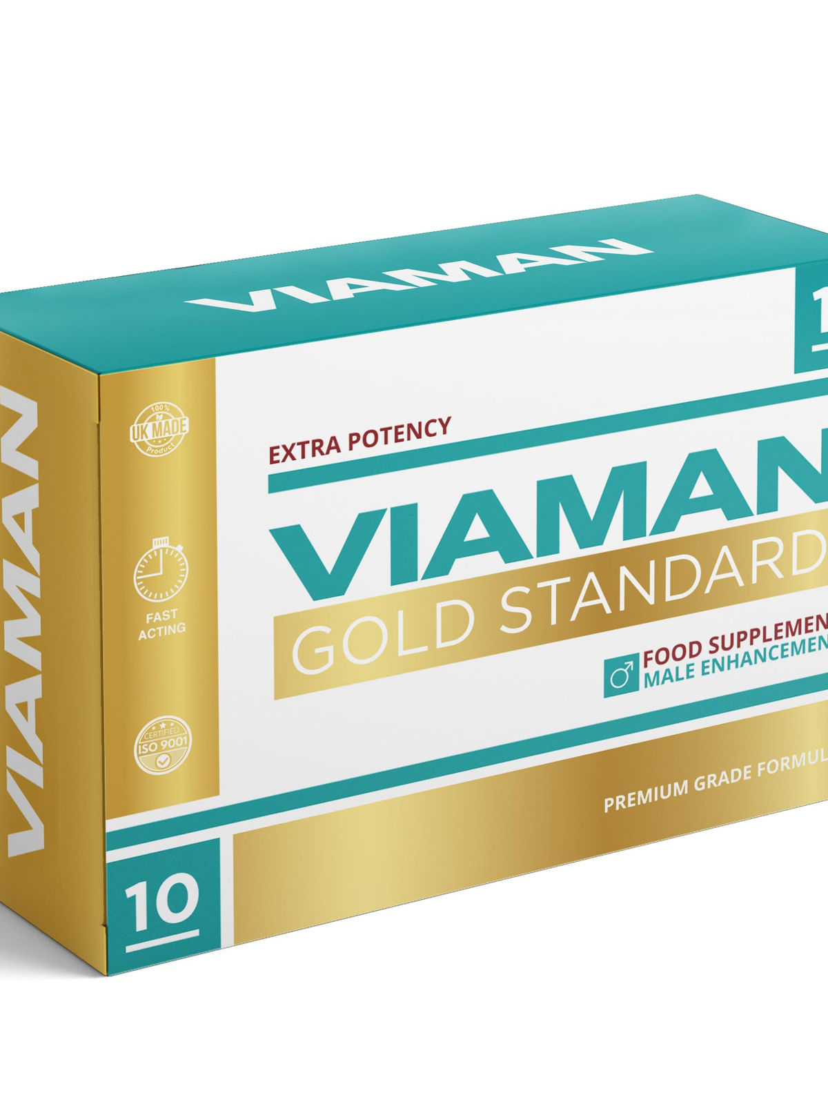 Viaman Gold Standard Supplement | 10 Count for Faster Results