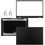 Thumbnail: Konohan 4 Pack LCD Replacement Parts, Laptop Top Case Lid, Compatible with Dell