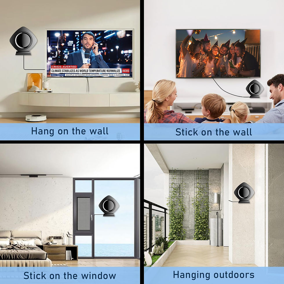 Thumbnail: Strongest TV Antenna Up Best for Indoor 3600+ Miles black TV Outdoor, HDTV