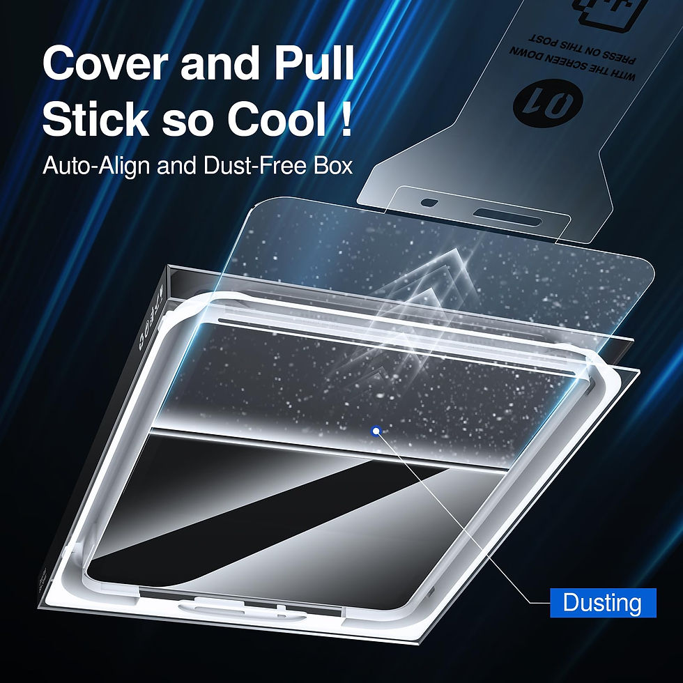 Thumbnail: SMARTDEVIL 2-Pack Screen Protector for iPad Pro 11" (M4), Tempered Glass