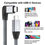 Thumbnail: 90 Degree USB C to USB C Cable, Right Angle 100W PD USB C 3.2 Cable 20Gbps Data