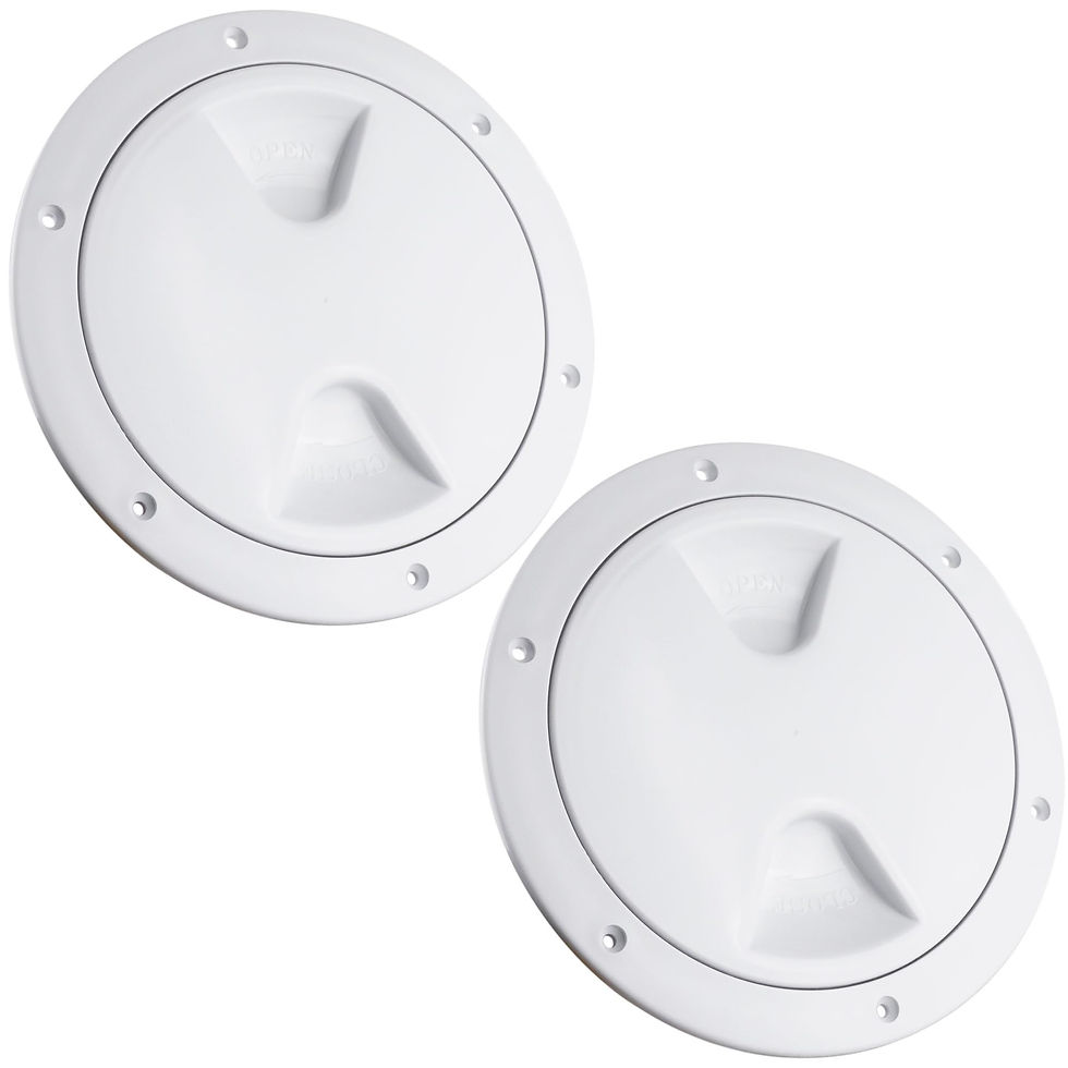 Thumbnail: Five Oceans Boat Hatch, Hatch - Marine Inspection 4", White Access Hatch,