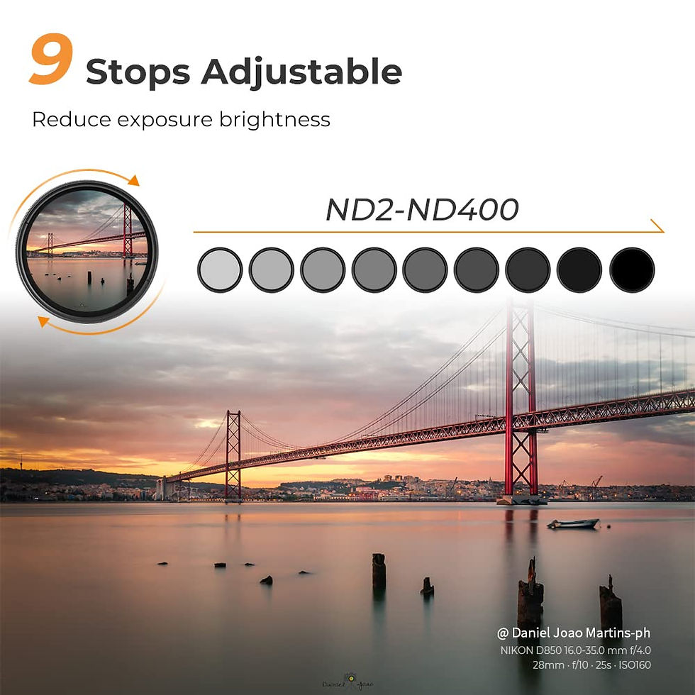 Thumbnail: K&F Concept 82mm Variable ND Lens Filter ND2-ND400, Ultra Slim Design