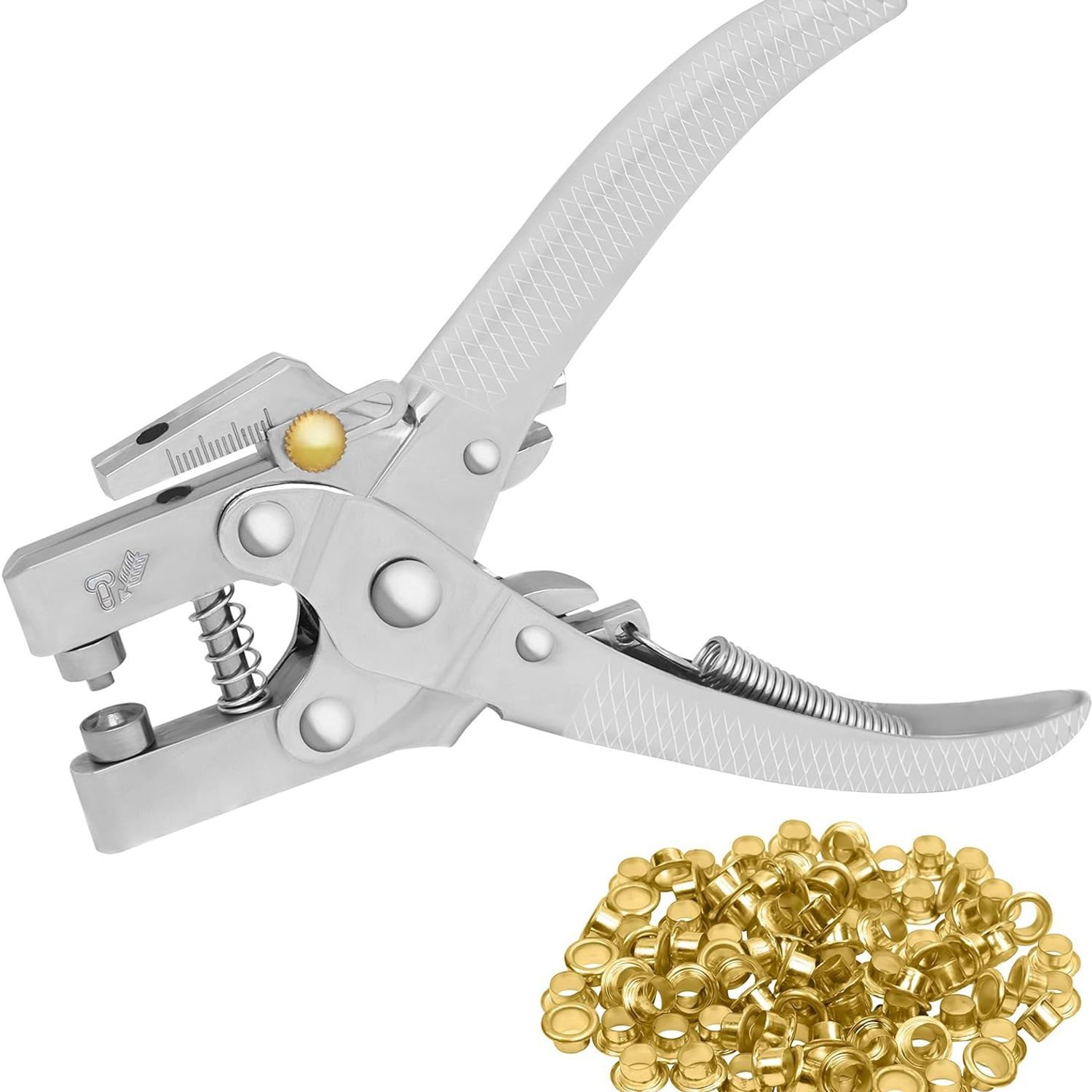 Eyelet Hole Punch Pliers, Pliers Kit 3/16 in(5mm) Grommet Eyelets Kits