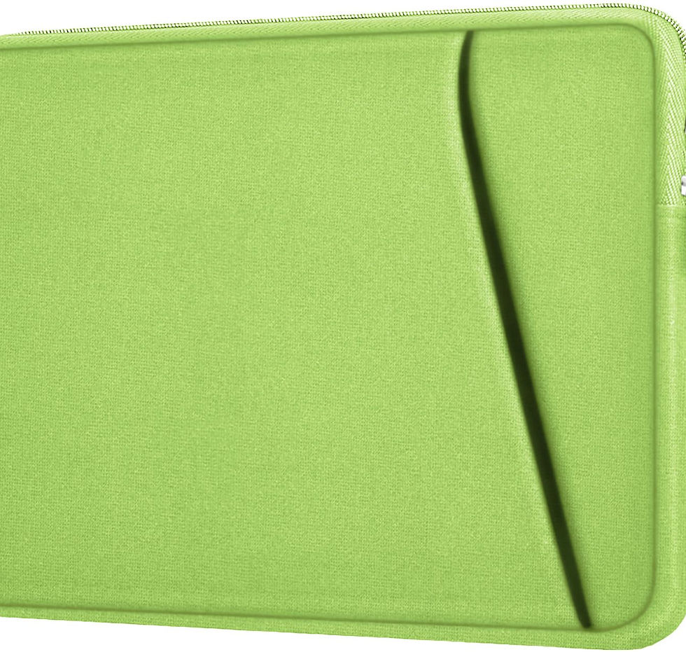 Thumbnail: Askuko Laptop Sleeve, Protective Handbag for 15.6-Inch HP/Dell Laptop
