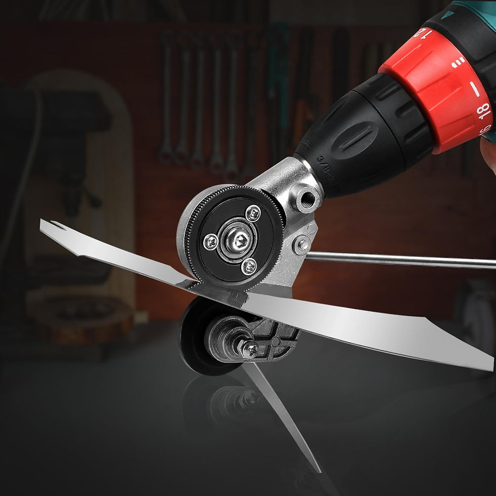 Thumbnail: Upgraded Electric Drill Plate Cutter - Efficiently metal, Metal Cutting