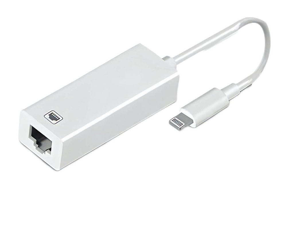 Thumbnail: Apple MFi Lightning to Ethernet Adapter � RJ45 100Mbps for iPhone & iPad
