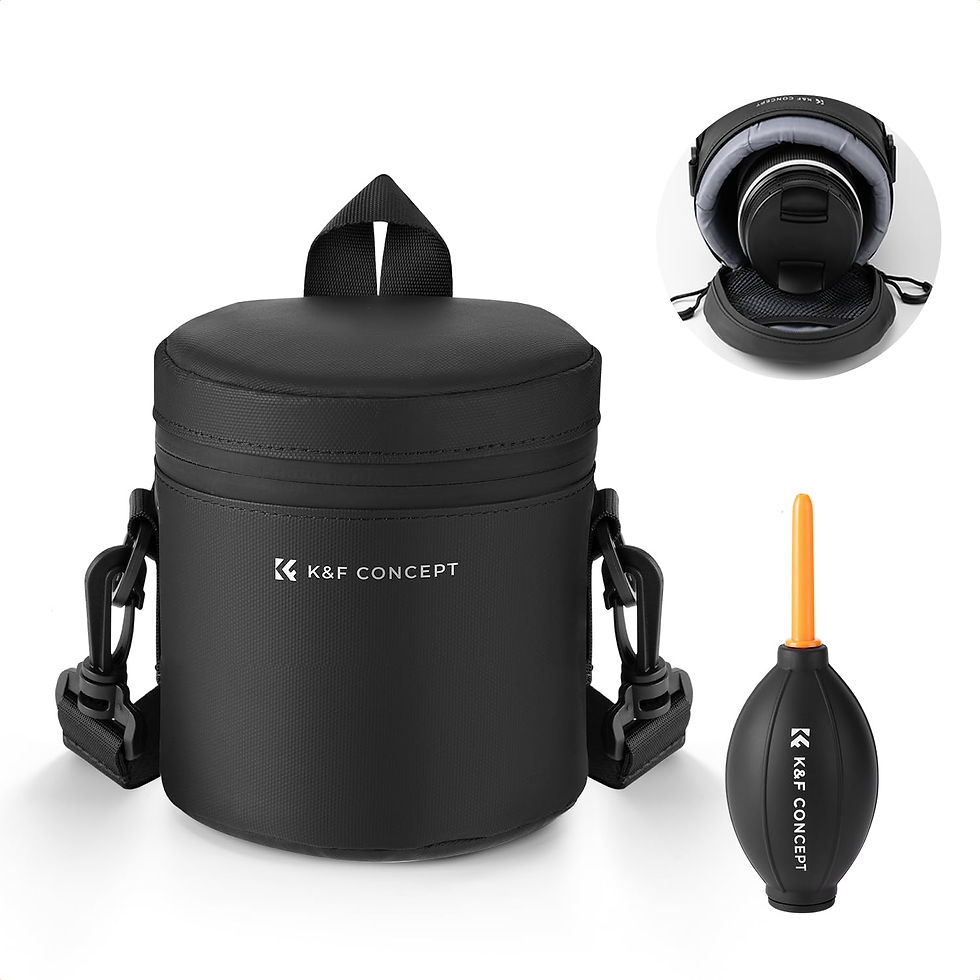 Thumbnail: K&F Concept Camera Lens Pouch, Waterproof, Shockproof, for DSLR Lenses
