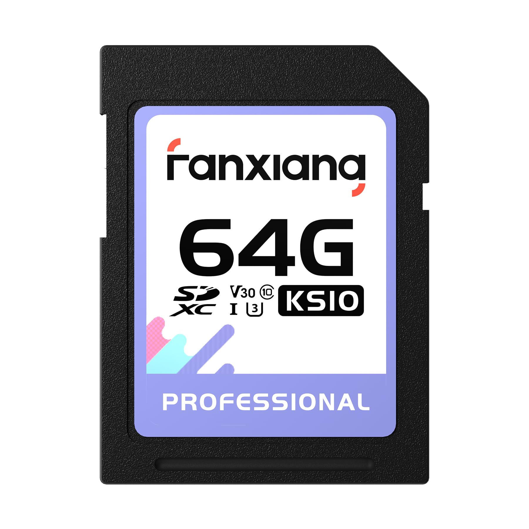fanxiang 64GB SDXC Memory Card UHS-I C10 U3 V30 Full-HD & 4K Video