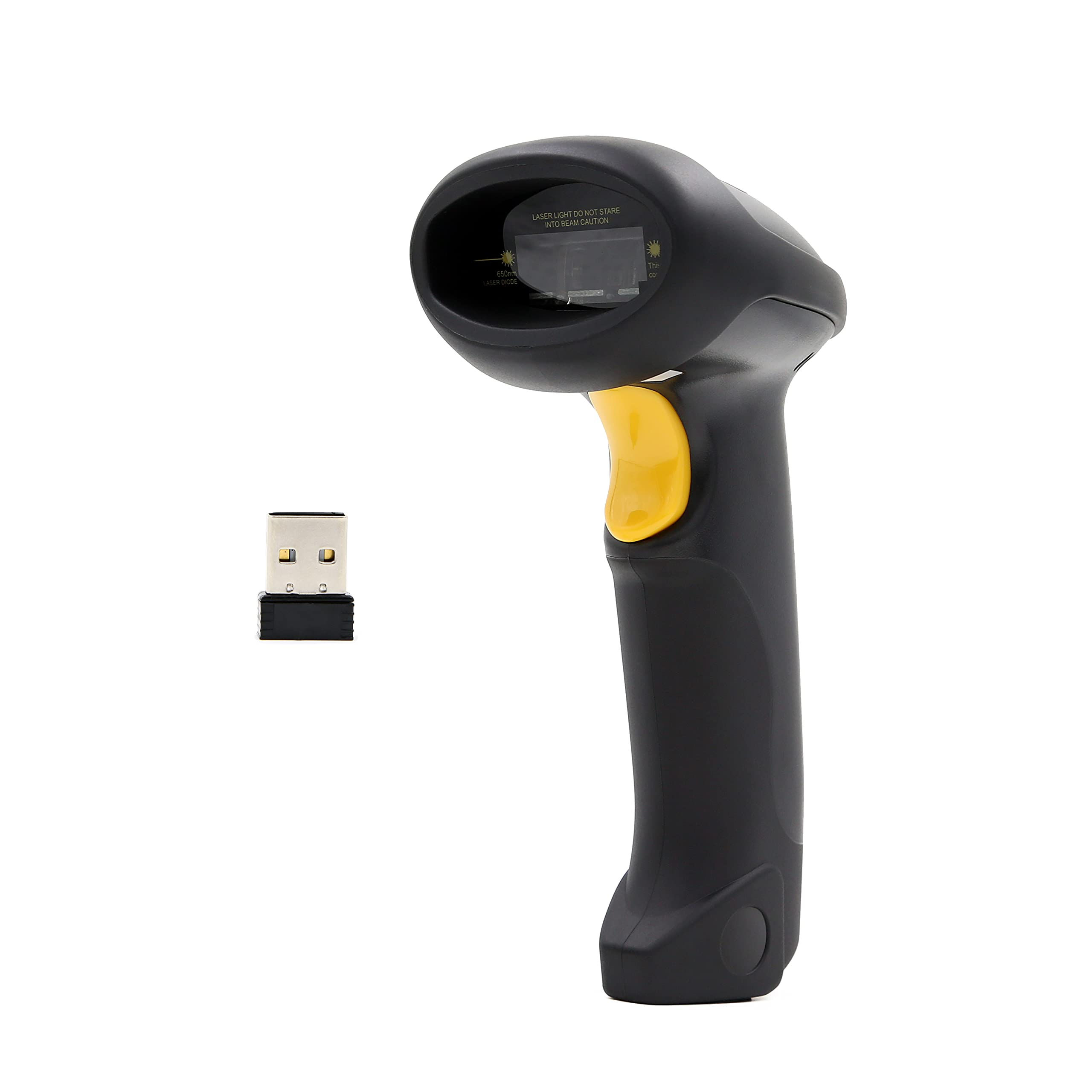 TEEMI Wireless Barcode Scanner Handheld Laser Bar Automatic 1D Rechargeable