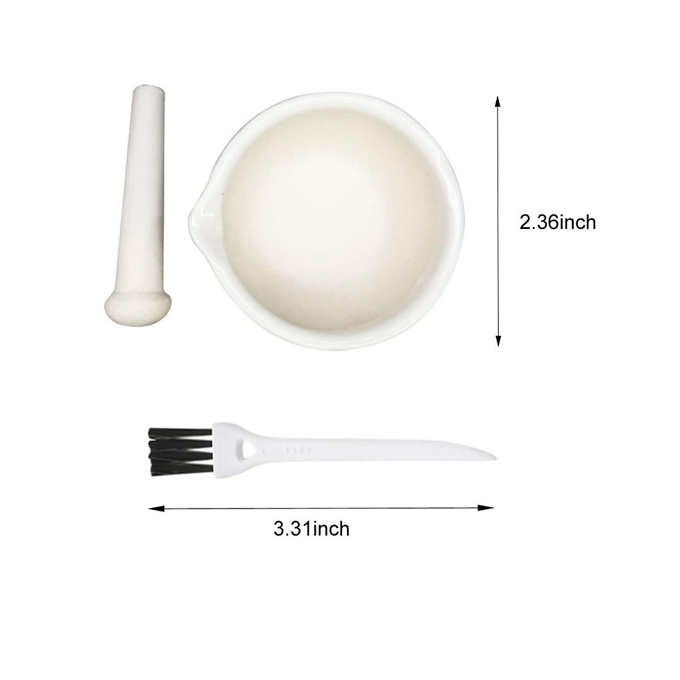 Thumbnail: 2pcs Spice Set Bowls with Brushes, Handheld Pill Crusher, Kitchen and Pestle