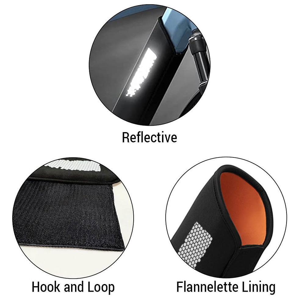 Thumbnail: HUIOP E-Bike Battery Protective Cover Neoprene Waterproof Dustproof Reflective