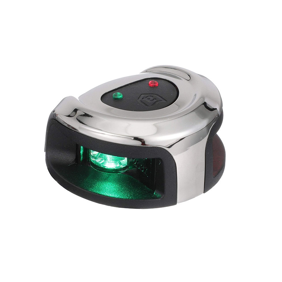 Thumbnail: attwood Deck Round, Bi-Color, LED One size NV2002SS-7 LightArmor 2-Mile