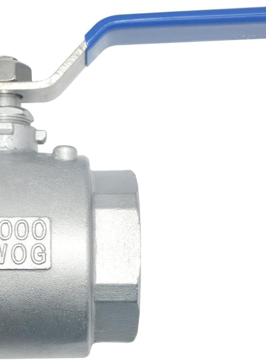 Dsmpipeft1Pcs Steel Full Port Ball Valve with 316 Stainless 1-1/2" Blue