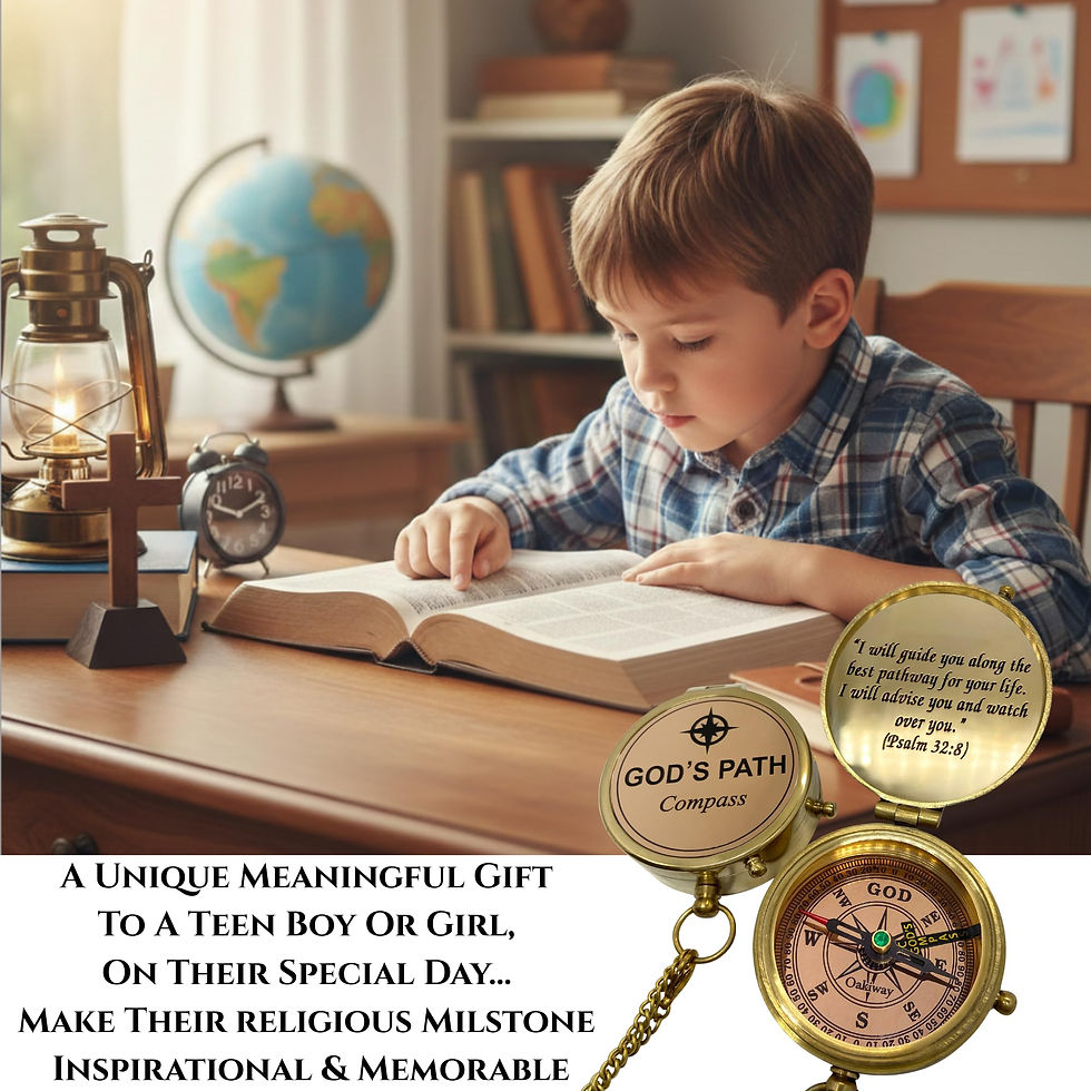 Thumbnail: God's Path � & for Boys | Compass Communion Confirmation for Christian,