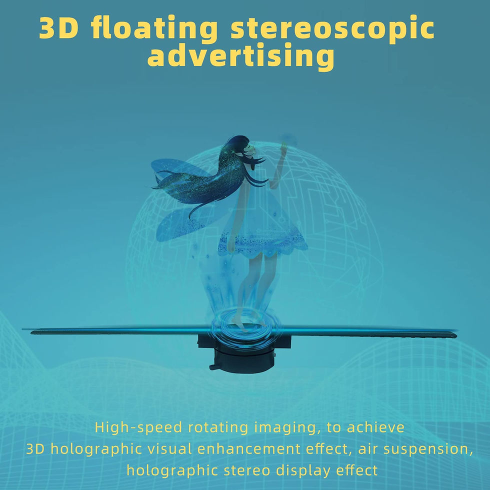 Thumbnail: 16.5in 3D Holographic Projector Advertising Display With 234 LED Light Beads