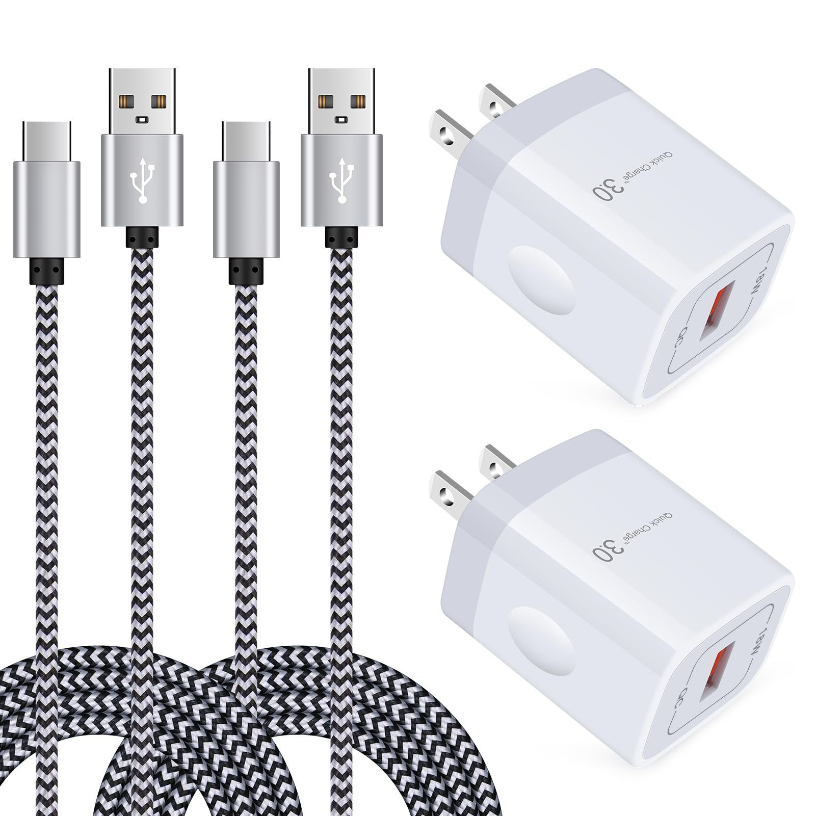 Quick Charge 3.0 Fast Charger for LG Stylo & G Series Smartphones