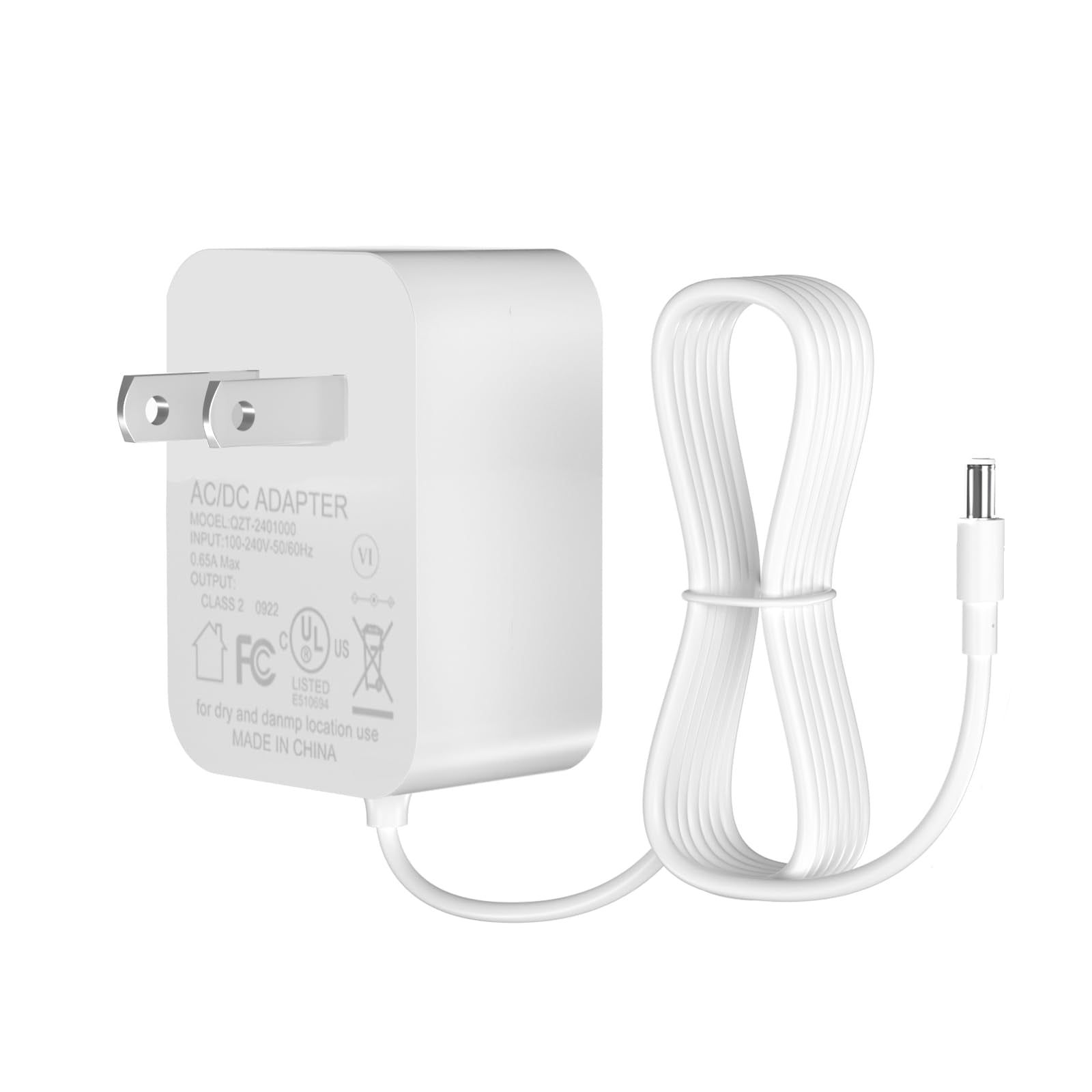 5V Baby Monitor Power Cord for VTech VM901, VM919HD, Parent Unit Charger