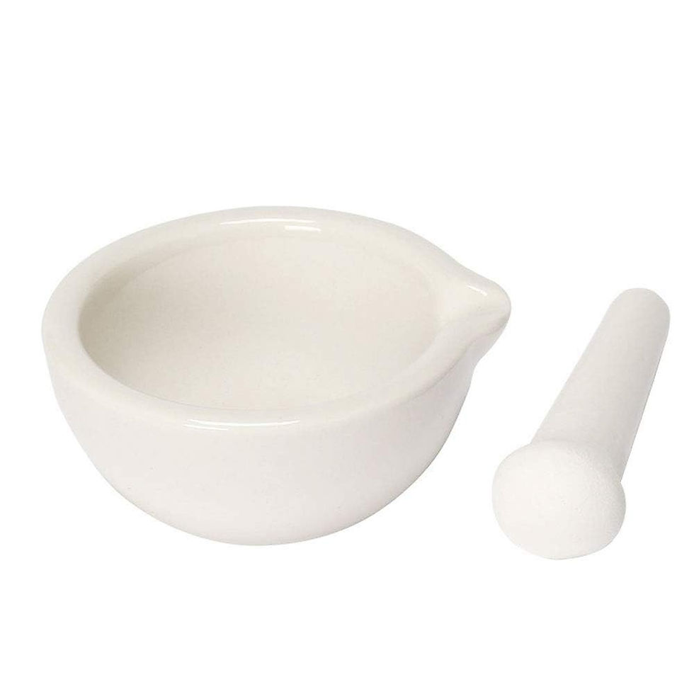 Thumbnail: 2pcs Spice Set Bowls with Brushes, Handheld Pill Crusher, Kitchen and Pestle
