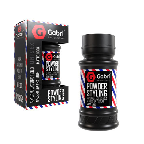 Gabri Hair Styling Powder Wax 21g for Volumizing, Matte Hold, Texturizing
