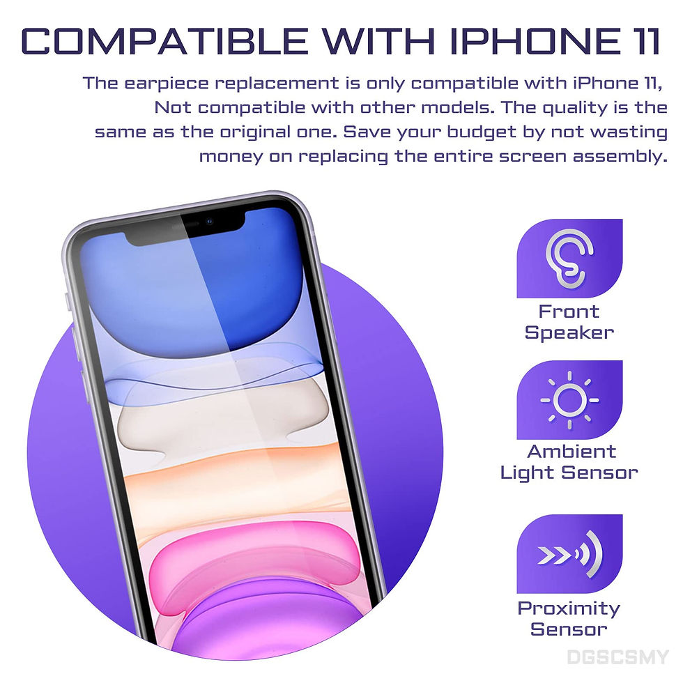 Thumbnail: for iPhone Earpiece Front Speaker Repair Ear 11 Replacement 6.1", Part