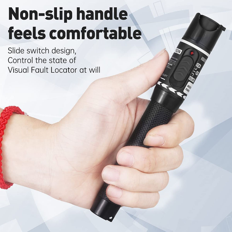 Thumbnail: Moocci Fiber Visual Fault Locator 30mW, 30KM Tester Kit for Fiber Optic (Black)