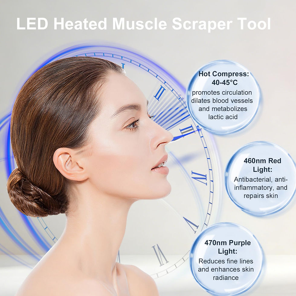 Thumbnail: Heated Scraper Electric Fascia Knife Sha Tool Muscle Massage Tool,4 Tissue-Black