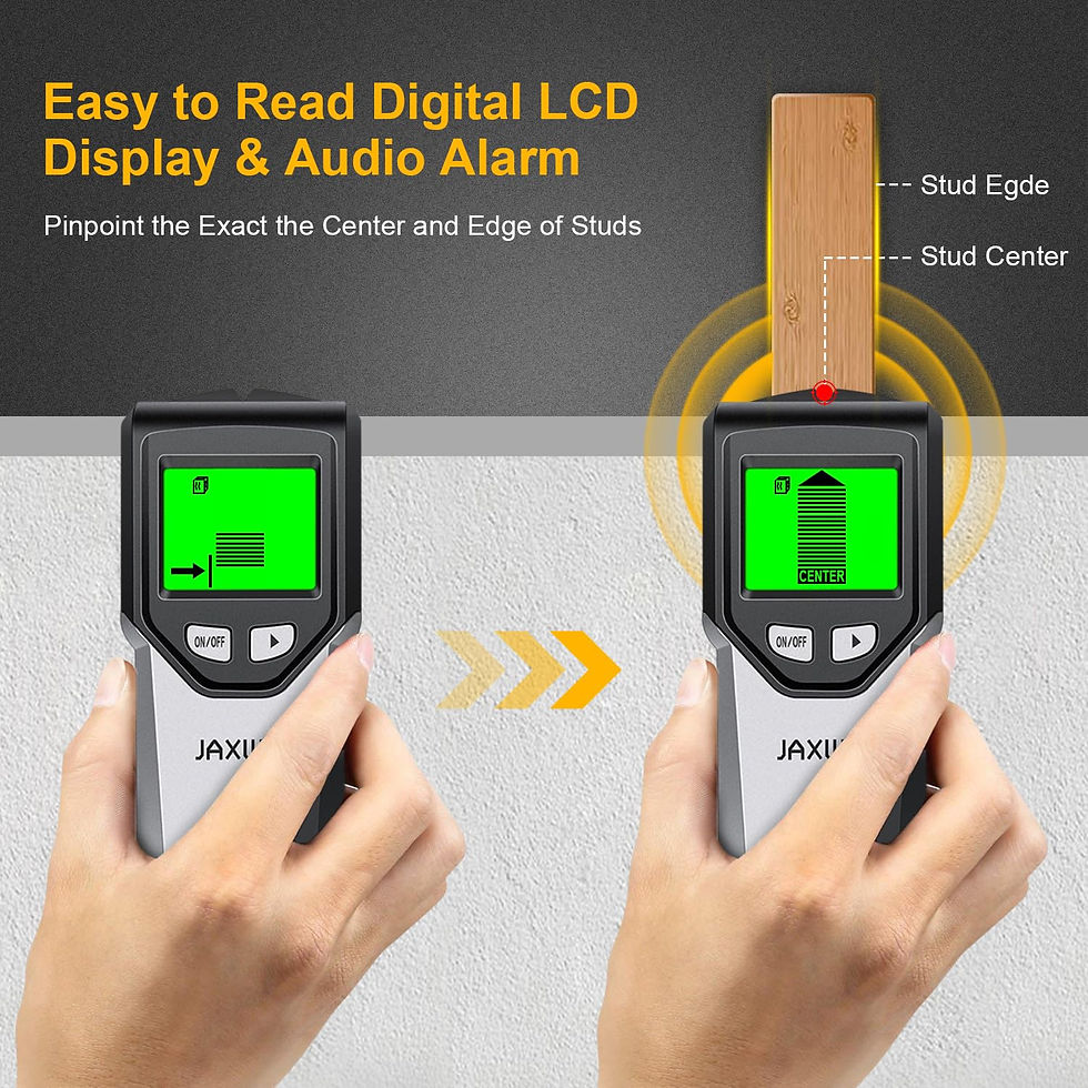 Thumbnail: Stud Wall Scanner - Tool Chip and HD LCD Display, Detector for the Center of