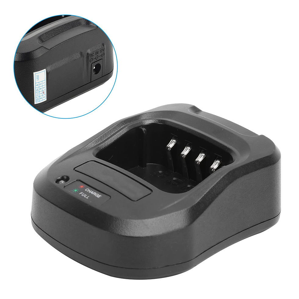 Thumbnail: Tgoon 8.4V Battery Charger for Wouxun UV899/UV8D/KG-819 Radios (Black)