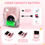 Thumbnail: Kids Camera Instant Print 48MP 3.0'' HD Digital Camera 32GB Card Pink