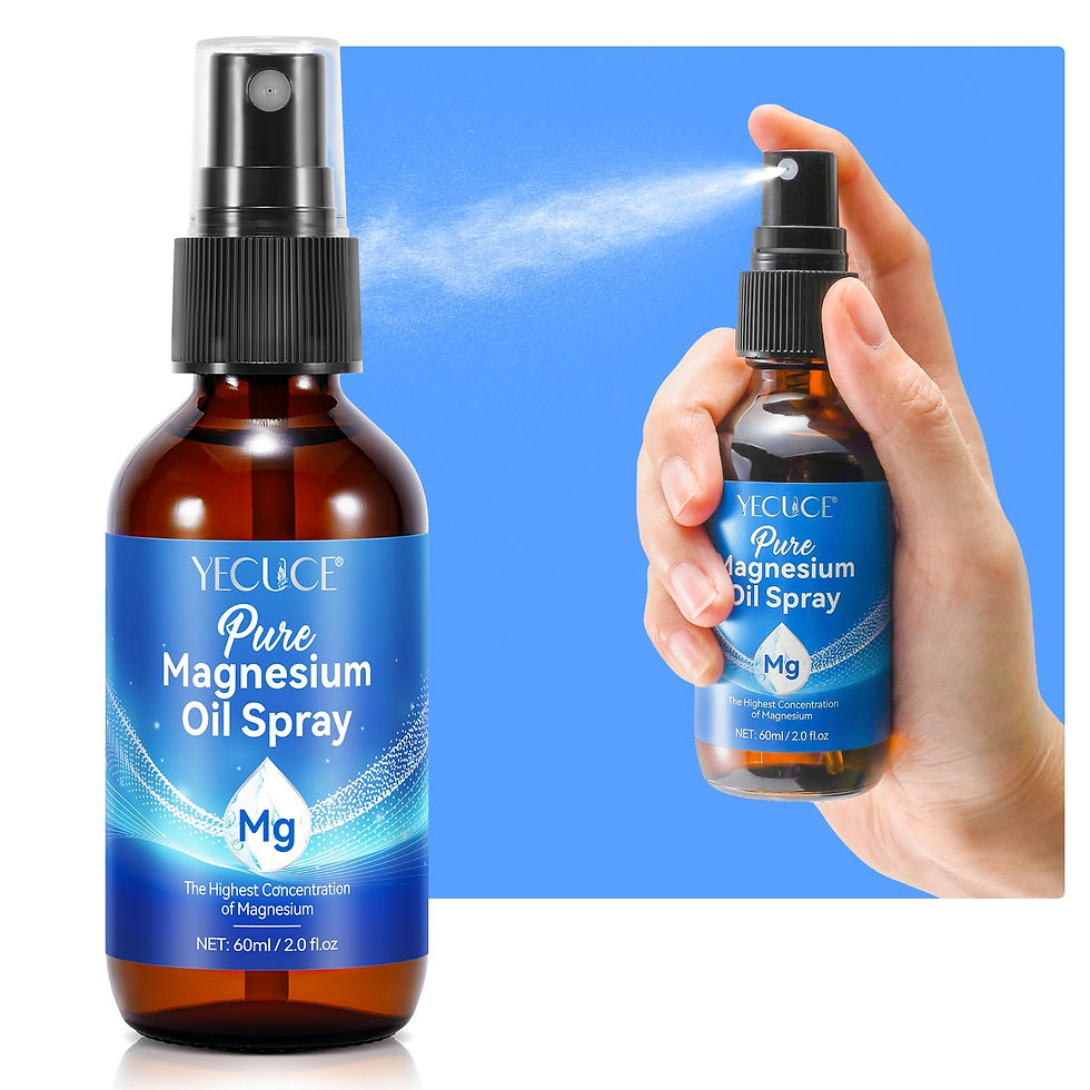 Thumbnail: Magnesium Oil Spray, 100% Pure Organic, Relieves Muscle Tension, 2 Pack