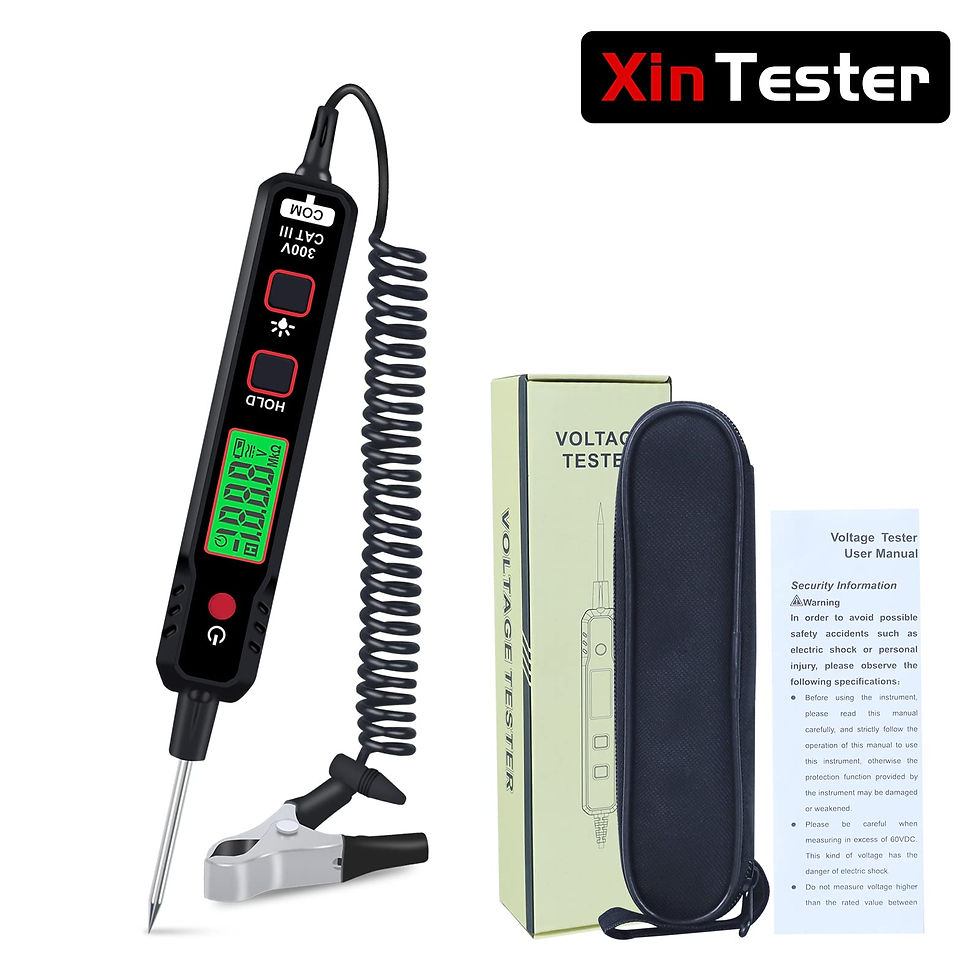 Thumbnail: Automotive Test Light XT86A, 0.8-100V DC Circuit Tester, LCD Display, Flashlight