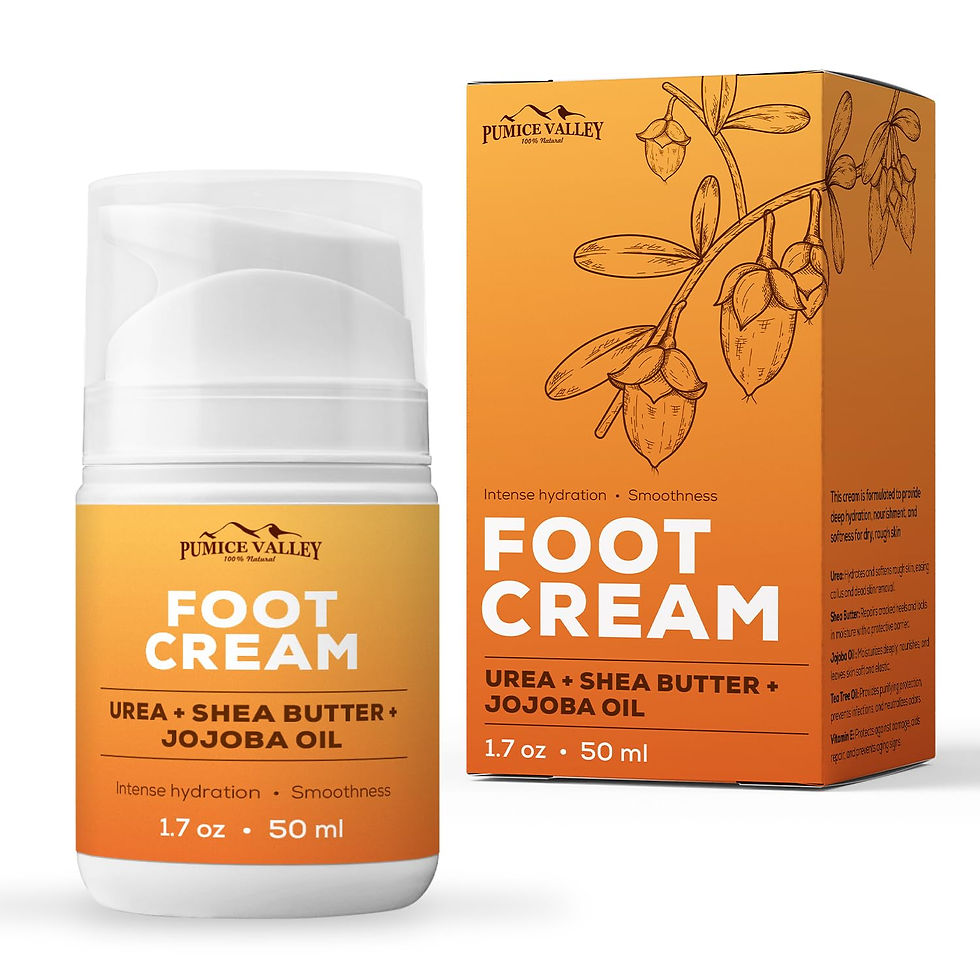 Thumbnail: Pumice Valley Urea Foot for Dry Cracked Cream Moisturizer Heels and Feet