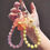 Thumbnail: Beaded Flower Phone Strap, Creative Wrist Lanyard for Women, Anti-Lost Keychain