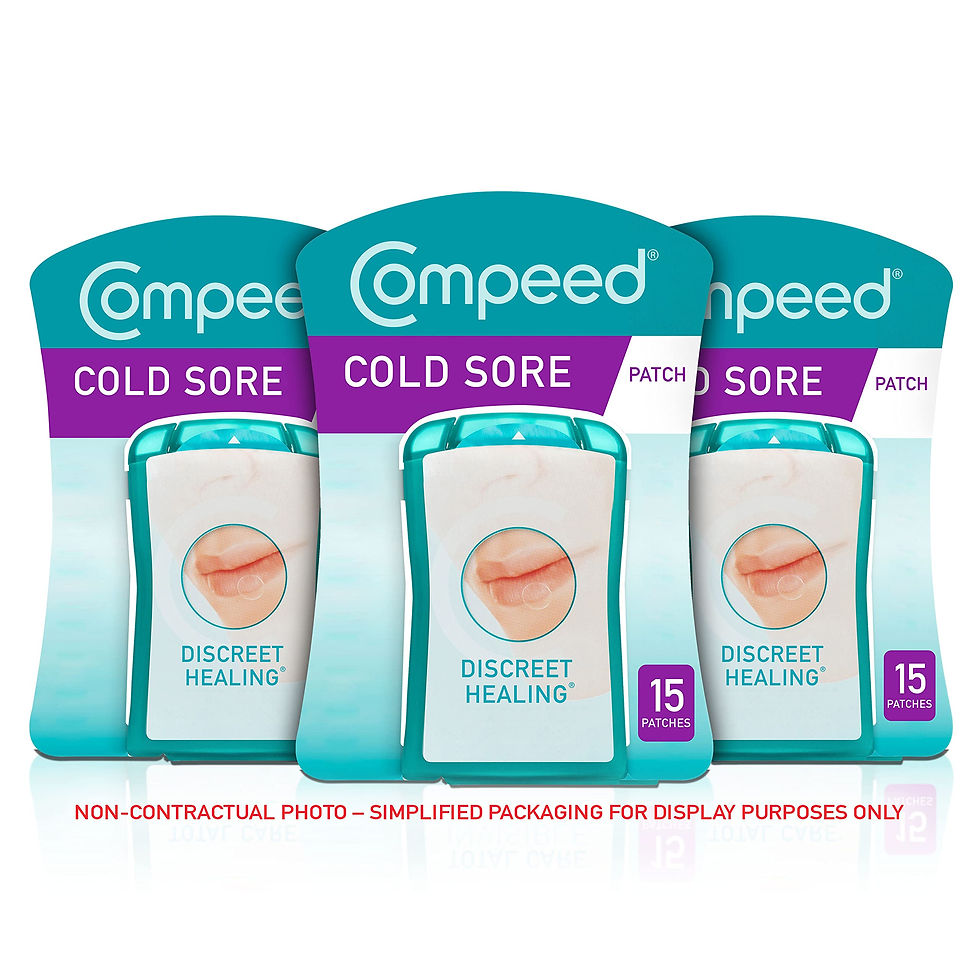 Compeed Cold Sore Patches, 45-Pack, Convenient Cold Sore Treatment