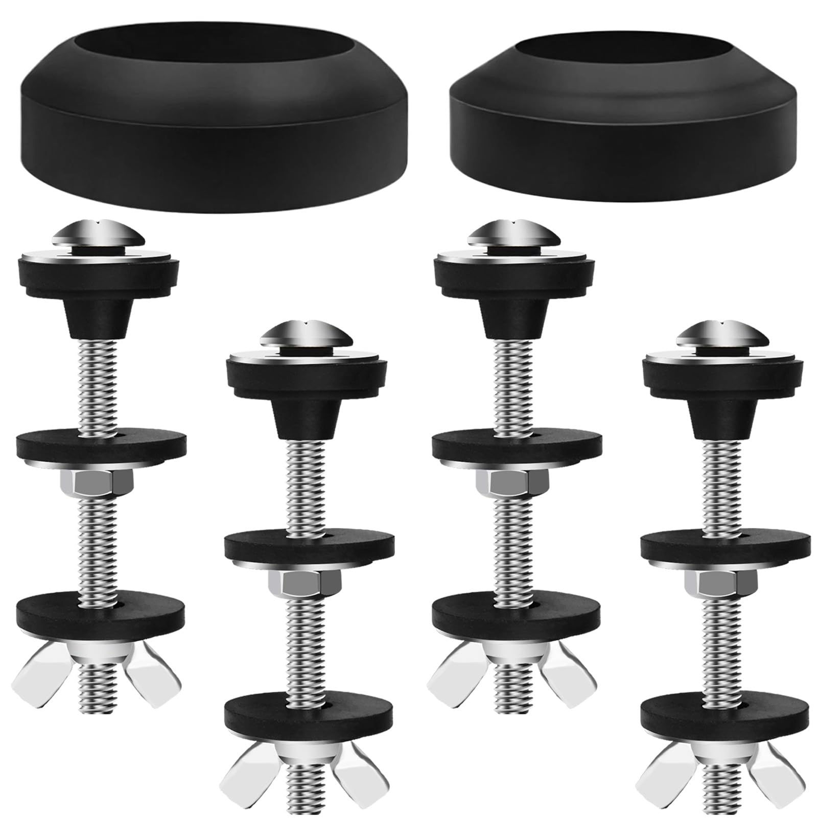 Universal Toilet Tank to Bowl Kit, PCS Heavy Duty Bolts Fits and Leak Resistance