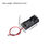Thumbnail: MECCANIXITY Battery Holder Box 2 x AAA 2 Slots 5.91" Wire Lead for AAA Battery